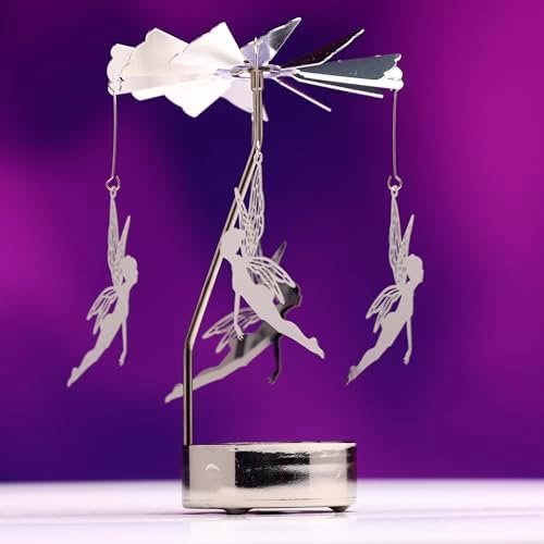 Fairy Rotating Carousel Tea Light Candle Holder
