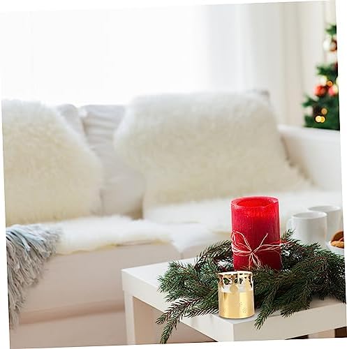 Black Snowflake Candle Holder 50 Pcs Christmas Decor
