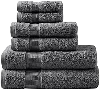 Madison Park Signature Luce 100 Egyptian Cotton Towel Set 6 Piece