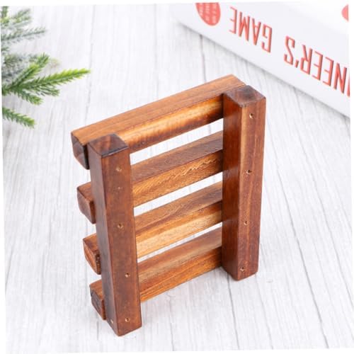 IMIKEYA Wooden Soap Dish for Bathroom Kitchen Shower