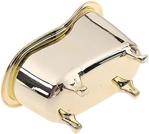 Mini Bathtub Soap Dish with Gold Electroplated Finish
