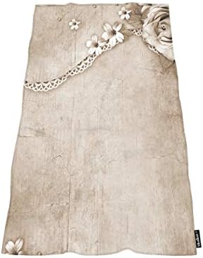 Moslion Vintage Rose Bath Towel 64x32 Inches