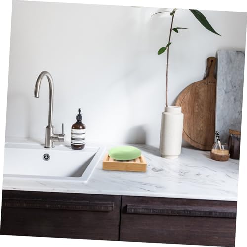 SOLUSTRE 1Pc Soap Dish with Draining Bar for Sink 1