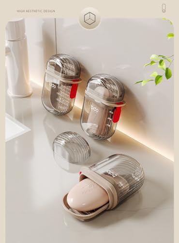 Travel Soap Box Holder Leakproof Plastic Bath Holder