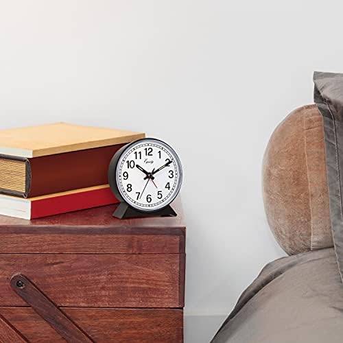 La Crosse Equity 14075 Black Analog Wind-Up Alarm Clock