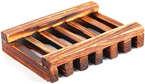 Elegant Bamboo Soap Dish Holder for Bathroom and Kitchen