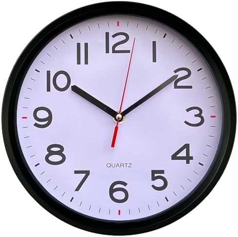 Modern Silent Wall Clock with Large Numbers