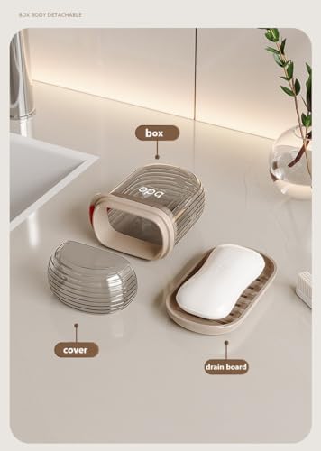 Travel Soap Box Holder Leakproof Plastic Bath Holder