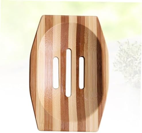 Luxshiny Retro Hollow Bamboo Soap Holder