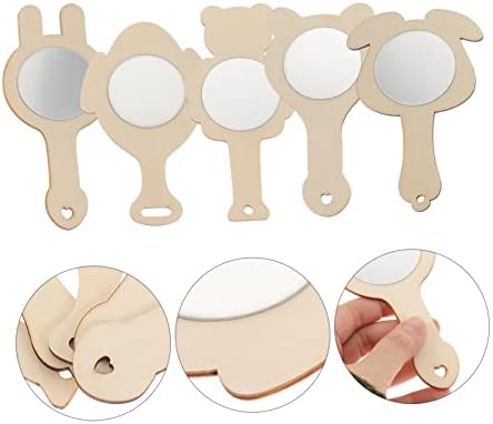 BESPORTBLE 10Pcs DIY Handheld Mirrors for Family Fun and Creative Crafts