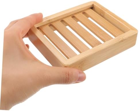 SOLUSTRE 1Pc Soap Dish with Draining Bar for Sink 1