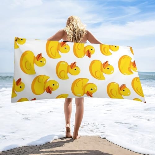 Premium Double-Sided Velvet Beach Towels for Men Women