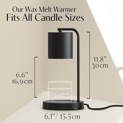 Coyal Flameless Candle Lamp with Timer and Dimmer - Black