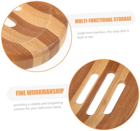 BESTYASH Rustic Zebra Wooden Soap Dish Holder