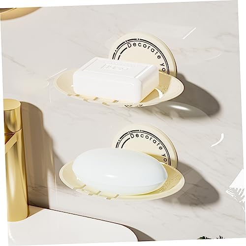 Wall-Mounted Soap Bar Holder with Drainage System