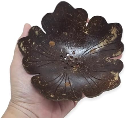 WitnyStore Thailand Coconut Shell Soap Dish Dispenser