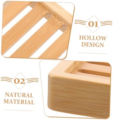 HAKIDZEL 1Pc Handmade Soap Dish with Drainage