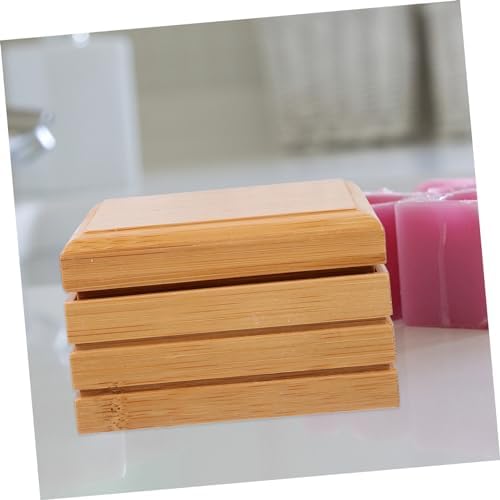 TINEASUR Wood Soap Holder for Bathroom and Kitchen