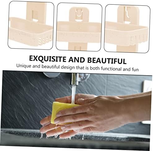 VOSAREA Wall Mounted Soap Dish Double Layer Holder