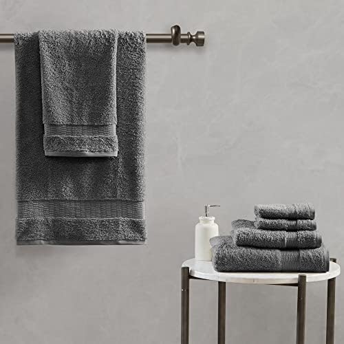 Madison Park Signature Luce 100 Egyptian Cotton Towel Set 6 Piece