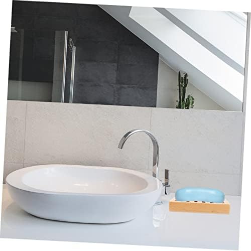 LIFKOME Simple Beech Soap Dish with Drainage
