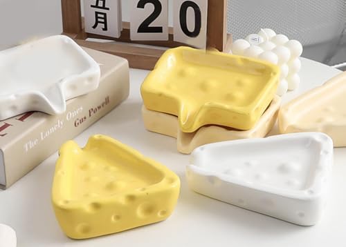 123Arts Ceramic Cheese Soap Holder Drainer