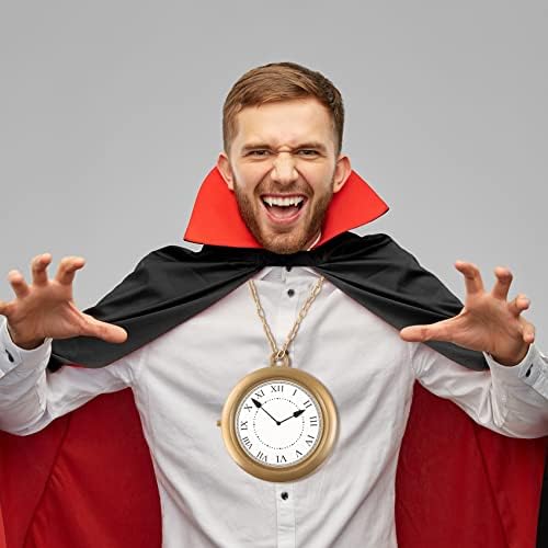 Yeetec Jumbo White Rabbit Clock Necklace