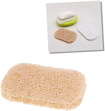 Bathroom Sink Soap Holder with Drainage Anti-Slip PVC Mat
