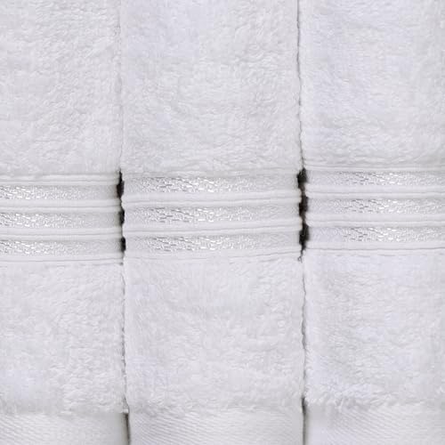 Superior Egyptian Cotton Bath Towel Set Set of 2 White