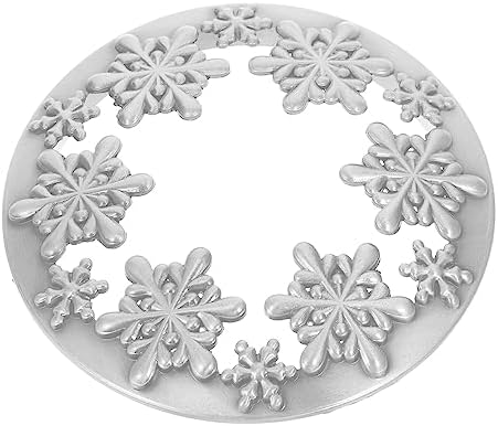 BEBEMOKO Vintage Snowflake Candle Jar Cover