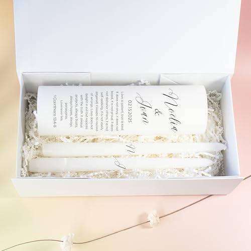 Lightit Studio Unity Candles Wedding Set 3x9 and 10 Taper Candles