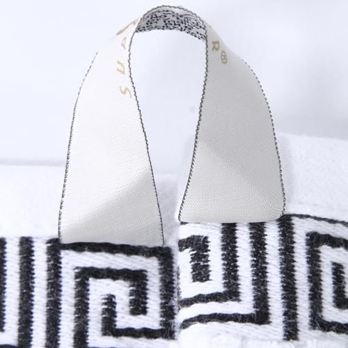 Superior Athens Cotton Towel Set - 4 Towels Black