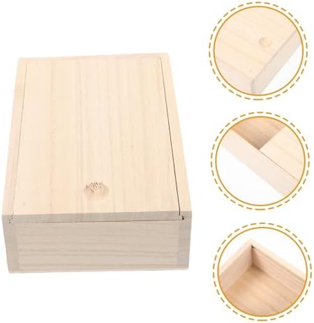 ABOOFAN Paulownia Wood Soap Dish with Pull Out Lid