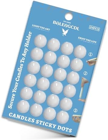 FLAMMUL Candle Sticky Dots - Set of 24