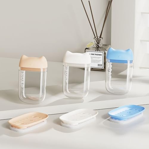 ZEXKENS Soap Holder with Leakproof Lid for Travel and Home Use