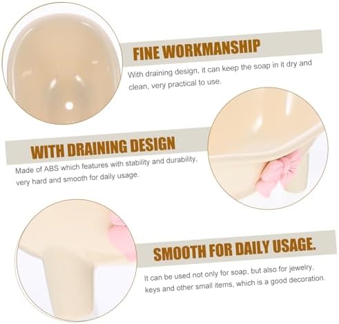GLEAVI Self Draining Soap Holder for Shower