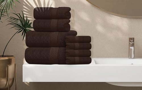 Oakias Premium 8-Piece Towel Set 600 GSM