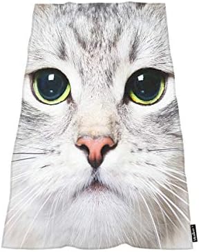 Moslion Comfy Bath Towels for Cat Lovers