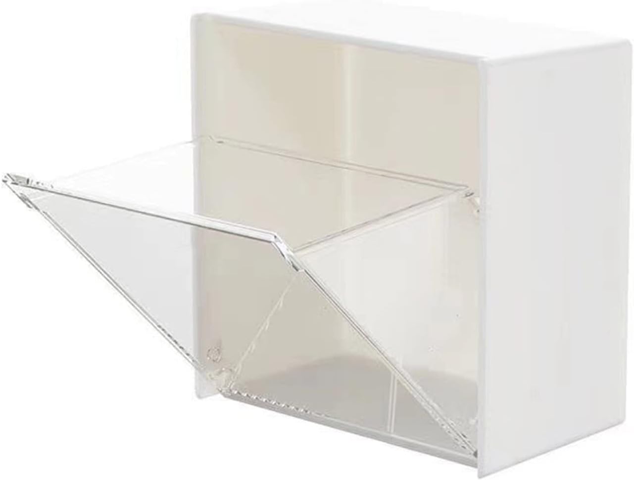 Transparent Wall Mounted Organizer Box Jar with Waterproof Lid