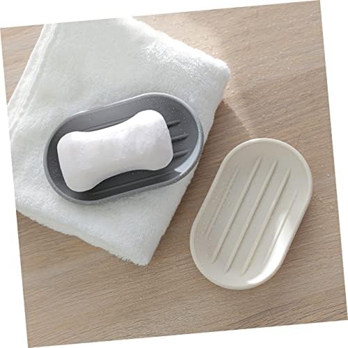 BUGUUYO Oval Soap Dish for Bathroom and Shower