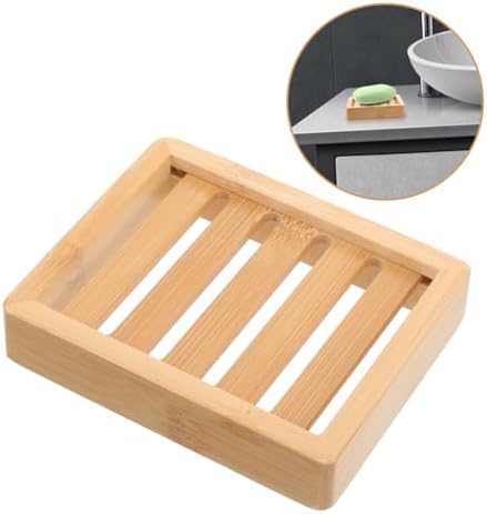 1Pc Soap Dish Holder Drainer for Shower Bathroom Kitchen Lightweight Compact Design