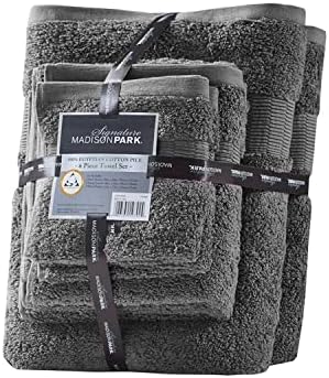 Madison Park Signature Luce 100 Egyptian Cotton Towel Set 6 Piece