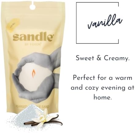 Foton Sandle Pearled Candle 10 Oz 15 Wicks Non Toxic 60 Hour Burn