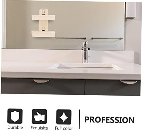 Double Layer Adhesive Soap Dish Holder for Shower Wall