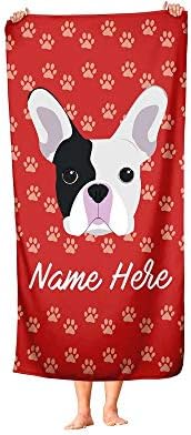 Personalized French Bulldog Towel for Kids and Adults