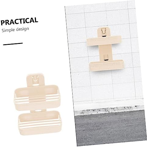 Adhesive Double Layer Soap Holder for Bathroom and Kitchen 1