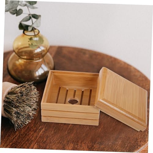 Elegant Wood Soap Dish for Bathroom Kitchen