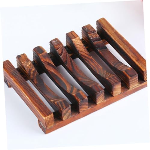 Ciieeo Bamboo Soap Holder Dish Shelf for Bathroom Kitchen 1