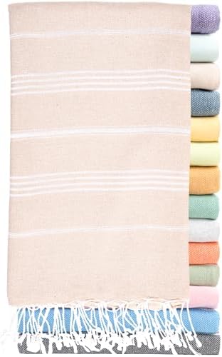 Ray Silver Turkish Beach Towel 100 Cotton 40x71 Quick Dry Oversized