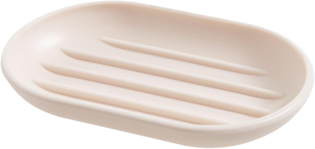 BESTYASH Beige Oval Soap Dish with Drainage 1